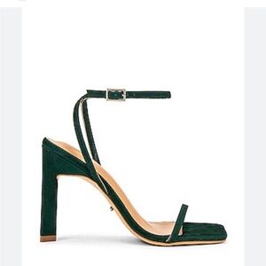 Tony Bianco Dark Green Ankle Strap Heels